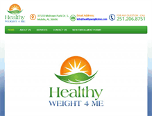 Tablet Screenshot of healthyweight4me.com